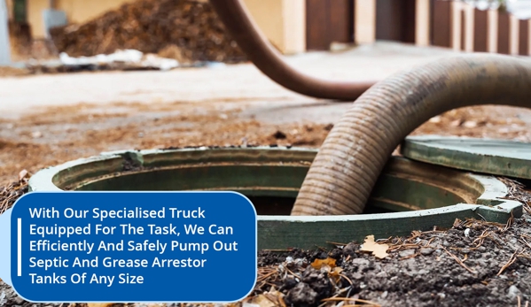 Bury Plumbing Pty Ltd - Port Augusta, SA. We Can Efficiently And Safely Pump Out Septic And Grease Arrestor Tanks Of Any Size