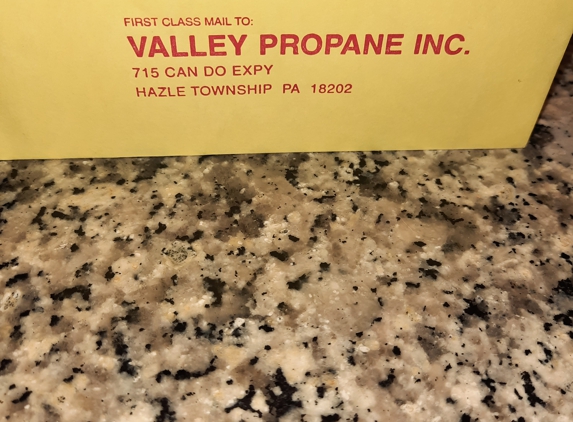 Valley Propane - Hazleton, PA. Billing provided