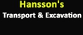 Hansson's Transport & Excavation - Sand, Soil & Gravel Supplies