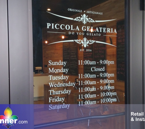 Creative Sign and Banner - Metairie, LA. Retail Glass Door Window Store Hours Logo by Creative Sign and Banner Metairie | New Orleans