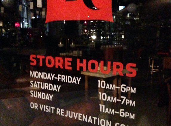 Rejuvenation - Los Angeles, CA. Store hours