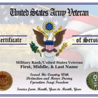 CJM Military Certificates