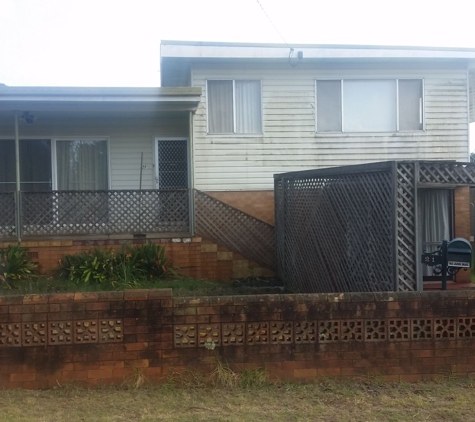 A D House Wash and Gutter Cover. Before An AD House Wash