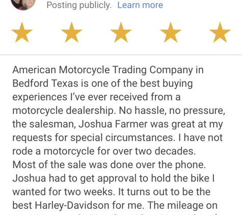 American Motorcycle Trading Company - Bedford, TX