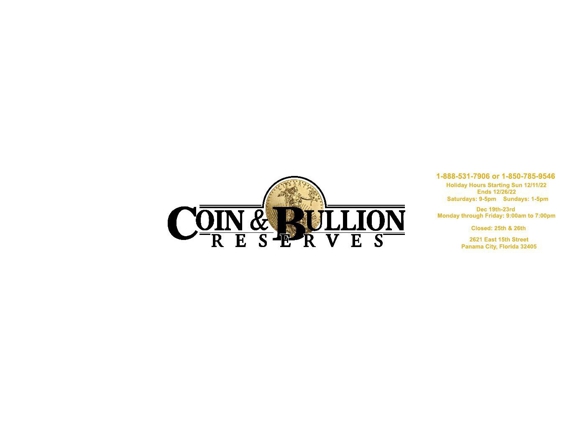 Coin & Bullion Reserves - Panama City, FL