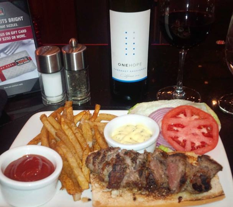 Ruth's Chris Steak House - Baltimore, MD. Ruth's Chris Pier 5 on The Charm'tastic Mile. The Filet Steak Sandwich with House Cabernet.