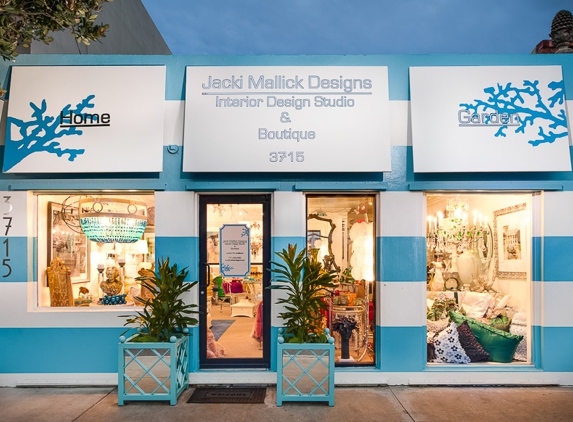 Jacki Mallick Designs, Interior Design Studio and Boutique - West Palm Beach, FL