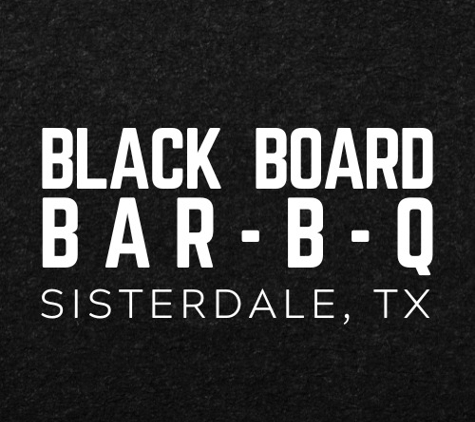 Black Board Bar B Q - Sisterdale, TX