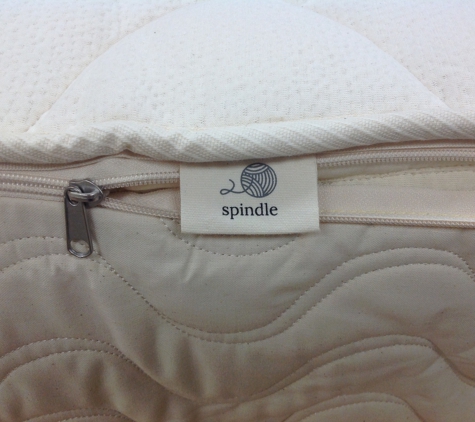 Spindle Mattress - Acton, MA. Spindle tage with zipper