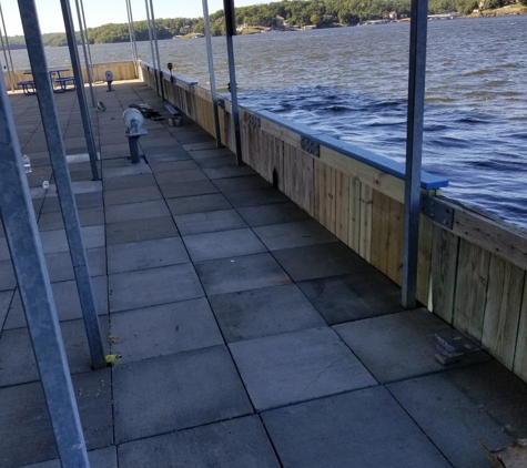 Lake of the Ozarks Dive Services LLC (LOZdive) - Osage Beach, MO. LOZdive, refabbed the wall to builders specs and clients breakwater is back in business..