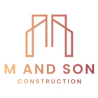 M and Son Construction. Comercial and residential