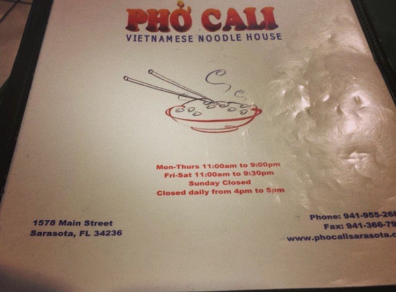 Pho Cali - Sarasota, FL