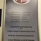 Foreign Performance Inc