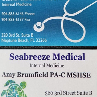 Seabreeze Medical, PA with Amy Brumfield PA-C and Deborah Ghandour PA-C and Mark Barrow MD - Neptune Beach, FL