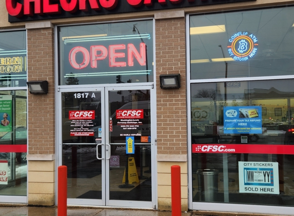 CoinFlip Bitcoin ATM - CFSC Checks Cashed Washington-Lewis Currency Exchange and Auto License (Waukegan) - Waukegan, IL