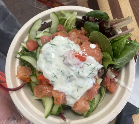 Malelani Cafe - Philadelphia, PA. Cured salmon bowl