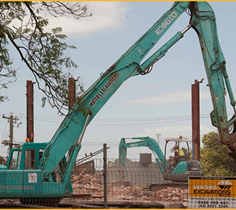 Waters Excavations Pty Ltd. Concrete/Rock Crushing