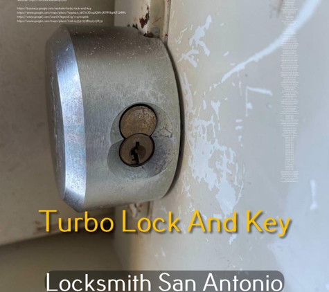 Turbo lock and key - San Antonio, TX