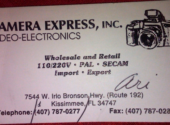 Camera Express Inc - Kissimmee, FL