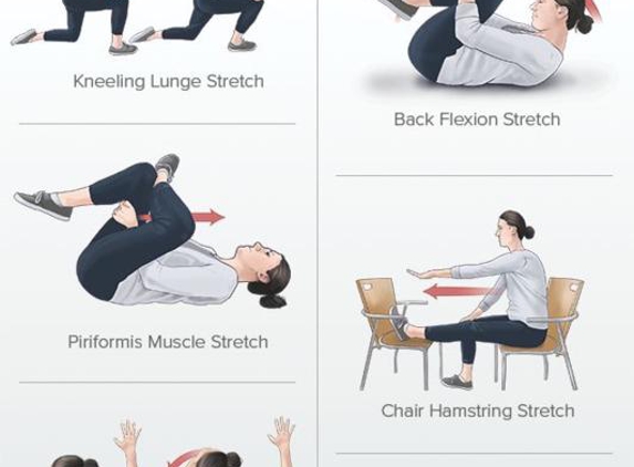 Sydney Family Chiropractic - Beverly Hills, NSW. Stretching exercises provided