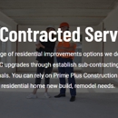 Prime Plus Construction - Construction Management