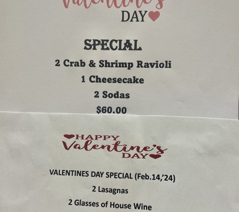 Boston Pizzeria - Greenville, SC. Valentine’s Day Specials
