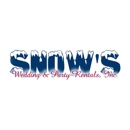 Snow's Wedding & Party Rentals - Wedding Supplies & Services