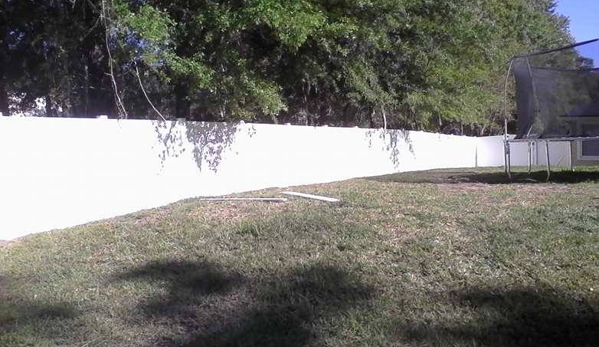 Affordable Fence Center - Orange Park, FL. white vinyl privacy fence