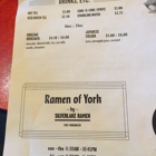 Ramen of York