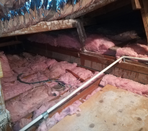 Insulation Labs - Van Nuys, CA. After attic clean-up and insualtion installation