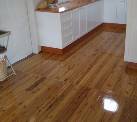 Orange & District Floor Sanding & Carpentry - Orange, NSW. Polished floorboards in kitchen