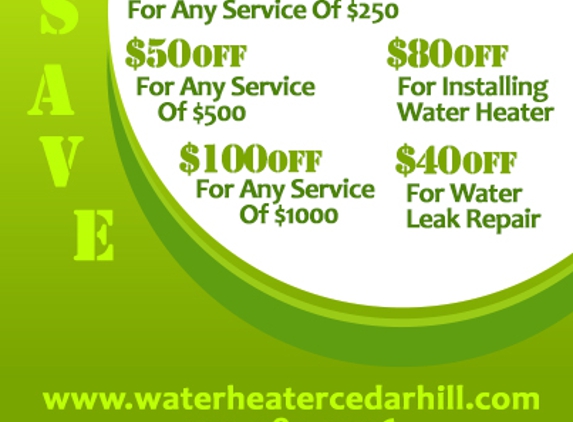 Water Heater Cedar Hill TX - Cedar Hill, TX. Water Heater Cedar Hill TX
