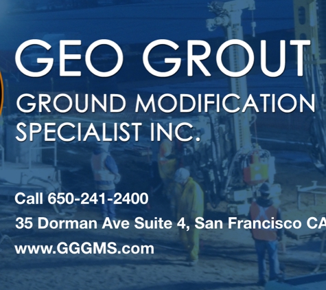 Geoo Grout Ground Modification - South San Francisco, CA