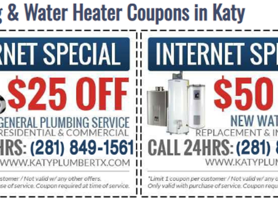 Plumbing Katy Texas - Katy, TX