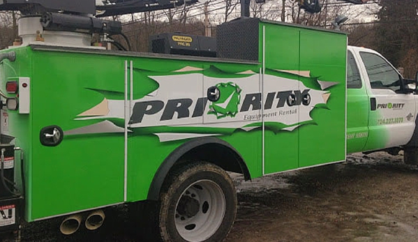 Priority Equipment Rental - Imperial, PA. Service Truck - Heavy Equipment Repair Service Company Pittsburgh, PA, Priority Equipment Rental