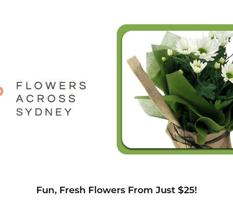 Flowers Across Sydney - Marrickville, NSW. Fun, Fresh Flowers From Just $25!