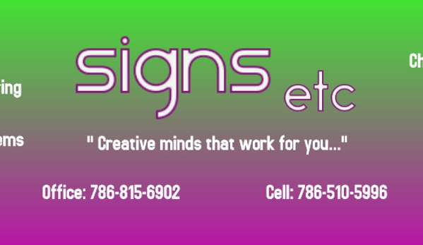 Signs Etc. - Palmetto Bay, FL