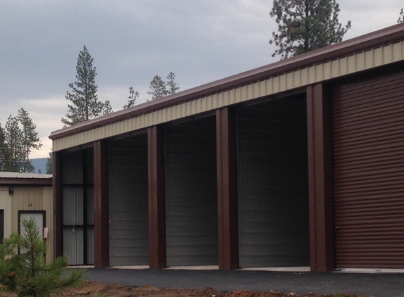 Lone Larch Storage - Seeley Lake, MT. Individual, secure storage units for boats, snowmobiles, and RVs