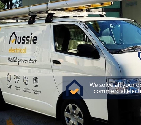 Aussie Electrical Services. We solve all your domestic and  commercial electrical issues