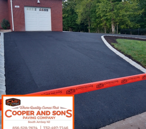 Cooper and Sons Paving - Parlin, NJ. Piscataway New Jersey concrete Belgian block asphalt paving best company near me Cooper and Sons Paving Company