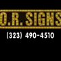 O.R. Signs