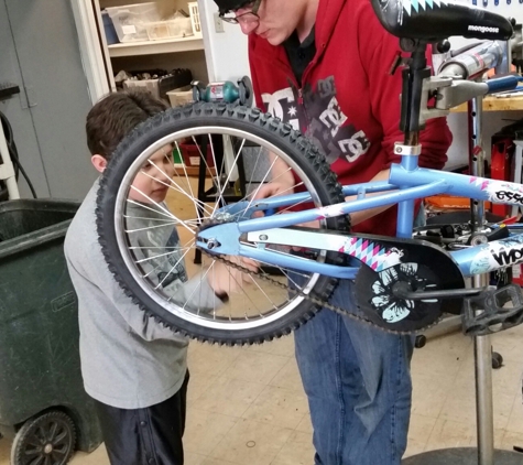 Sun Country Cycling - Killeen, TX. Teaching my son on some bike repair