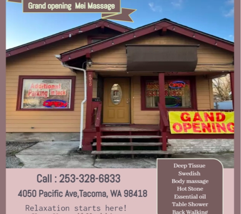 Grand opening Mei Massage - Tacoma, WA