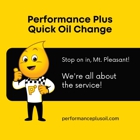 Performance Plus Quick Oil Change