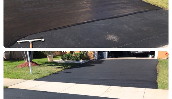 AR&D Inc. Pressure Cleaning - Southwest Ranches, FL. Blacktop Sealing.