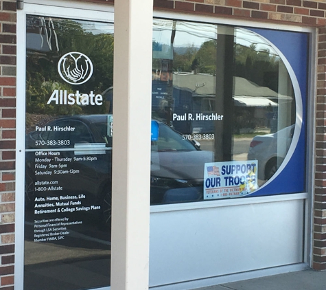 Paul R. Hirschler: Allstate Insurance - Scranton, PA