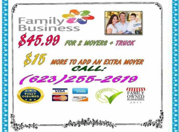 iFamily Movers, LLC - Glendale, AZ. Do not trust them!! They will scam you!!
