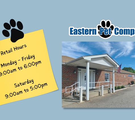 Eastern Pet Company - Elizabeth City, NC. Our store hours