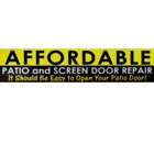 Affordable Patio and Screen Door Repair