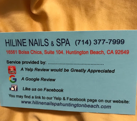 Hiline Nail Spa - Huntington Beach, CA